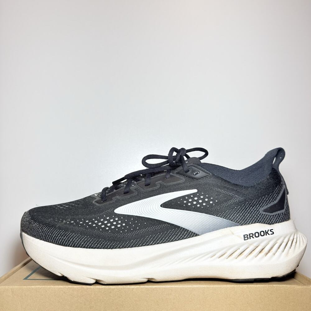 Brooks Glycerin 23 Men's 12.5 Running Shoes Black Grey White Athletic Sneaker